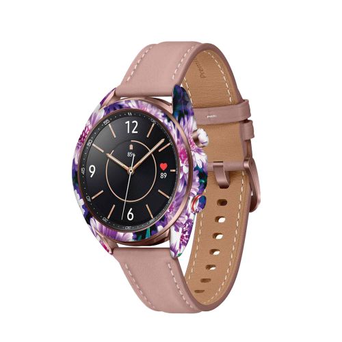 Samsung_Watch3 41mm_Purple_Flower_1